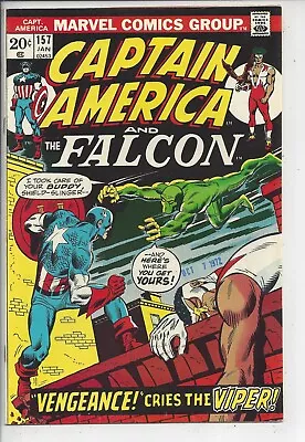 Buy Captain America And The Falcon #157 VF- (7.5)1973 - 1st Appearance Of The Viper • 15.86£
