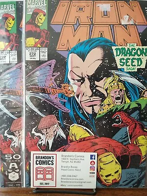 Buy Iron Man #272 Marvel Comics 1991 • 7.55£