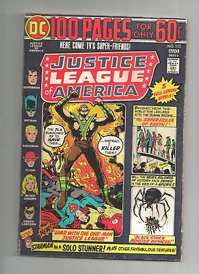 Buy Justice League Of America #112 Batman Flash Amazo 5.5 FN-, DC • 15.83£