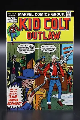 Buy Kid Colt Outlaw (1948) #174 1st Print Jack Kirby Cover Reprints #60 Keller FN • 4£