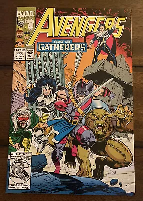 Buy Marvel Comics Avengers #355 1992 1st Full Gatherers Bagged & Boarded VF/NM • 3.15£