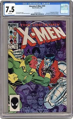 Buy Uncanny X-Men #191 CGC 7.5 1985 3942027018 • 37.16£