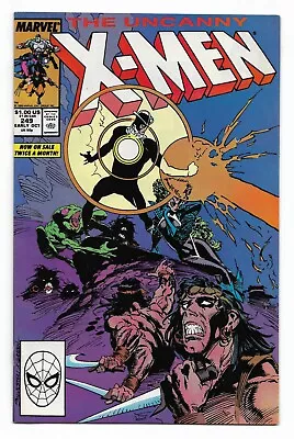 Buy Uncanny X-Men #249 (Vol 1) : VF/NM 9.0 : “The Dane Curse” : The Reavers • 3.75£