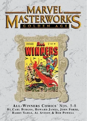 Buy Marvel Masterworks Golden Age All Winners Vol 71 Hardback Variant Cover Sealed • 54.99£