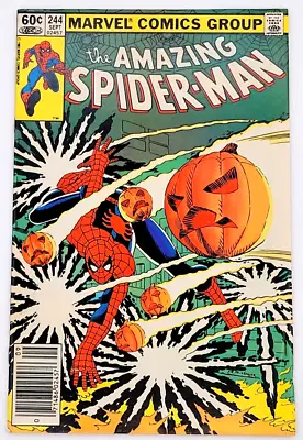 Buy Amazing Spider-man #244 (1983) /vf/nm / Hobgoblin / Newsstand • 19.73£
