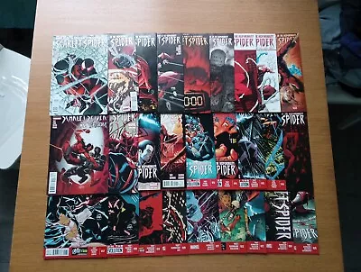 Buy Marvel Comics The Scarlet Spider #1-25 2012 Including 12.1 & 17 Variant Edition • 25£