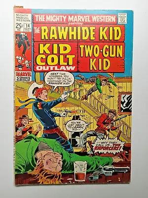 Buy Marvel WESTERN Comics   Mighty Marvel Western #14 Rawhide Kid Kid Colt 2 Gun Kid • 3.95£