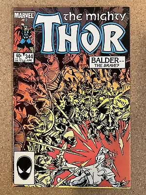 Buy The Mighty Thor #344 (9.2 Ob) 1st App. Of Malekith The Accursed! Thor 2 Villian! • 7.88£