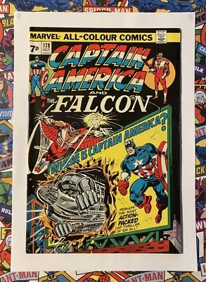Buy Captain America #178 - Oct 1974 - Lucifer Appearance! - Vfn- (7.5) Pence Copy! • 9.99£