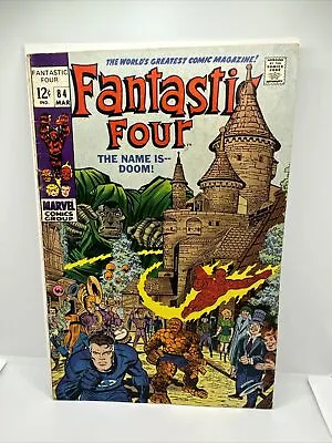 Buy Fantastic Four #84 (1969)  The Name Is ...Doom  Classic Doctor Doom Cover G/VG • 55.18£