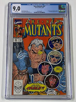 Buy New Mutants #87. March 1990. Marvel. 9.0 Cgc. 1st App Of Cable! 1st Print! • 150£