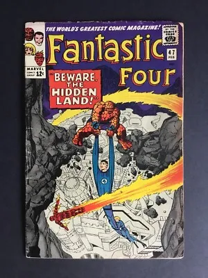Buy FANTASTIC FOUR #47 (1966) 1st APPEARANCE MAXIMUS THE MAD MARVEL COMICS INHUMANS • 45£