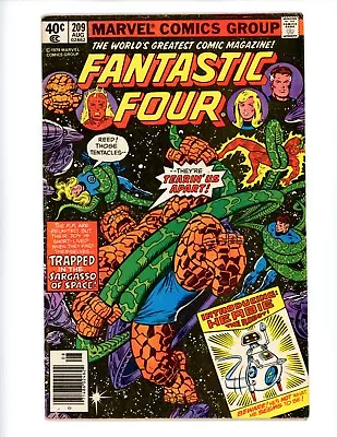 Buy Fantastic Four #209 Marvel 1979 1st Appearance Of H.E.R.B.I.E. The Robot • 9.48£