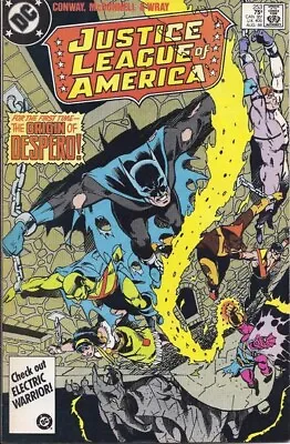 Buy JUSTICE LEAGUE OF AMERICA #253 F, Direct DC Comics 1986 Stock Image • 2.37£