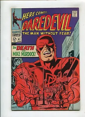 Buy Daredevil #41 (7.0) Death Of Mike Murdock Daredevil's Twin Brother!! 1968 • 23.74£