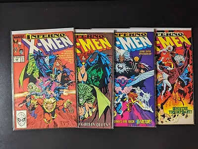 Buy The Uncanny X-Men 240, 241, 242, 243 Inferno - Marvel Comics • 15£