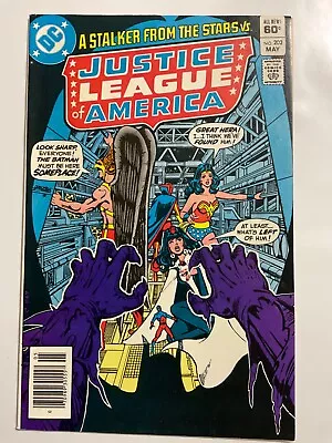 Buy Dc Justice League Of America # 202 (1982) Newsstand Barcode Variant Vf Comic • 7.22£
