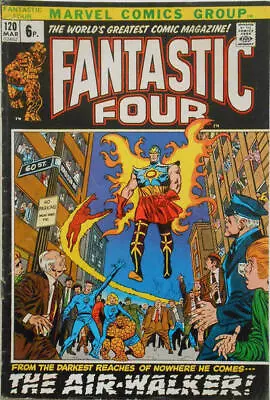 Buy Fantastic Four (1961) # 120 UK Price (4.0-VG) 1st Air-Walker 1972 • 21.60£