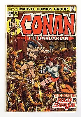 Buy Conan The Barbarian #24 GD+ 2.5 1973 1st Full Red Sonja Story • 40.63£