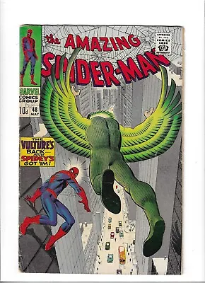 Buy Amazing Spider-Man # 48 Very Good Plus [2nd Vulture] Pence Copy • 65£