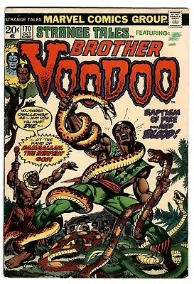 Buy Strange Tales #170 (Marvel 1973) Origin & 2nd Appearance Of Brother Voodoo • 24.12£