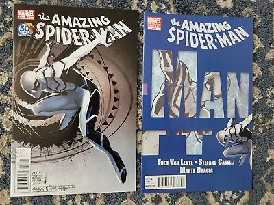 Buy Amazing Spiderman 658 & 659 1st White Suit Rare 2nd Print Variant • 23.99£