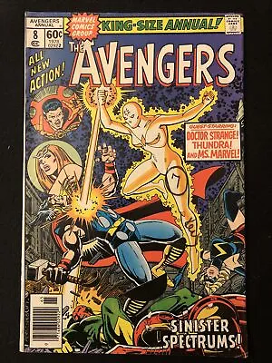 Buy Avengers Annual 8 6.5 Marvel 1978 Writing On Cover Doctor Strange Thor Gi • 7.91£