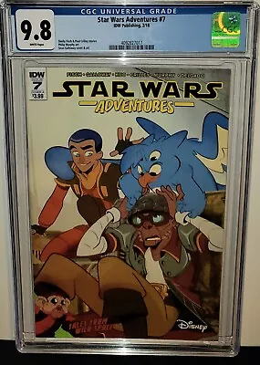 Buy Star Wars Adventures #7 Cgc 9.8 1st Print First Full App & Cover Of Hondo Ohnaka • 318.62£