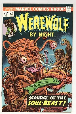 Buy Werewolf By Night 27 1st SOULBEAST + DOCTOR GLITTERNIGHT 1975 Marvel Comics L744 • 15.79£