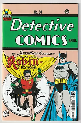 Buy Detective Comics #38 Fascimile (DC Comics 2022) NM Batman 1st App Origin Robin • 7.94£