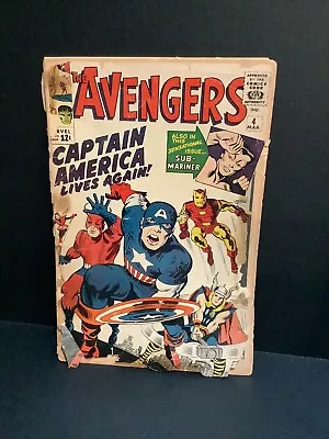 Buy Avengers #4 (1963, 1st Silver Age Captain America, Mega Key 🔑🔥) • 536.16£