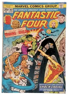 Buy Fantastic Four #167 Direct Edition Cover (1961-1996) Marvel Comics • 6.04£