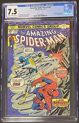Buy Amazing Spider-man #143 Cgc 7.5 Vf Marvel Comics 1975 - 1st Appearance Cyclone • 60.32£