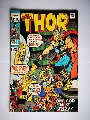 Buy Marvel Comics The Mighty Thor #181 • 16£