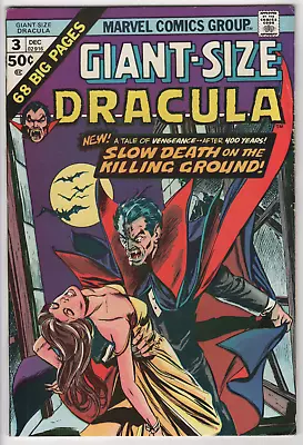 Buy US - Tomb Of Dracula Giant-Size 3 - 1974 - 5.0 - Marvel Comics, Horror • 18.93£
