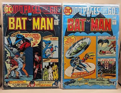 Buy Vintage 1974 Batman #258 & 259 DC Comics 100 Pages 60¢ HTF 1970s Bronze Age  • 40.21£