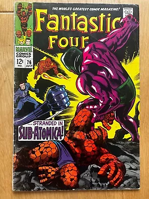 Buy FANTASTIC FOUR #76 Marvel Comic 1968 2nd App Psychoman   • 5.99£