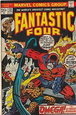 Buy  Fantastic Four  132; March 1973; Marvel Comics Group Comic Book: Very Good • 7.86£