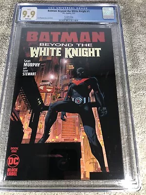 Buy Batman Beyond The White Knight 1 CGC 9.9 Up 9.8 Sean Murphy Cover 2nd Pr • 302.72£