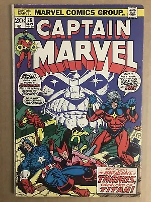 Buy Captain Marvel #28 First Printing Original Comic Book • 118.50£