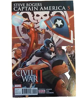 Buy Steve Rodgers Captain America Civil War II #5 • 2.50£