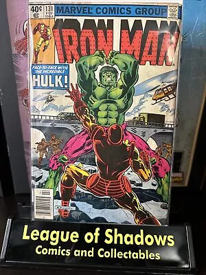 Buy Iron Man #131 Newsstand, Vs Hulk Cover (1980 Marvel Comics) Combined Shipping • 3.95£