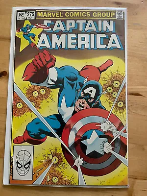 Buy Marvel Comics Captain America #275 - First Appearance Baron Zemo II Helmut Zola. • 18.75£