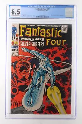 Buy Fantastic Four #72 - Marvel Comics 1968 CGC 6.5 Silver Surfer And Watcher Appear • 141.46£