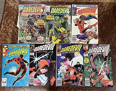 Buy Lot Of 7 Daredevil #117 #150 #173 #185 #255 #269 #260 Marvel Comics Black Widow • 23.98£