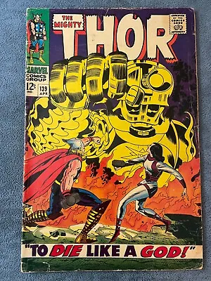 Buy Thor #139 1967 Marvel Comic Book Key Issue 1st Cover App Sif Low Grade • 16.21£