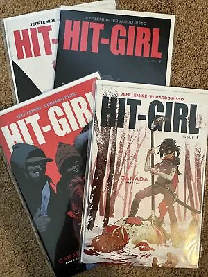 Buy HIT-GIRL #5-8  CANADA IMAGE COMICS JEFF LEMIRE EDUARDO RISSO. Issues 5, 6, 7, 8 • 8£