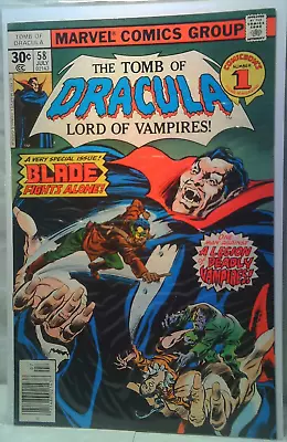 Buy The Tomb Of Dracula Marvel Comics 58 • 9.46£