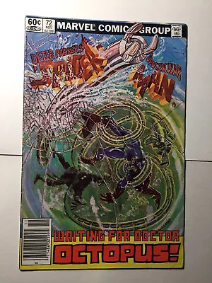 Buy Peter Parker The Spectacular Spider-Man #72 (1983) VF Condition, News Stand #C28 • 7.90£