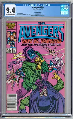 Buy Avengers 269 CGC Graded 9.4 NM Newsstand Marvel Comics 1986 • 47.27£